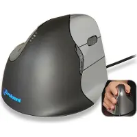 Evoluent VM4R, ergonomisk vertikal USB-mus, høyrehendt