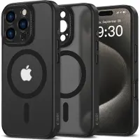 Tech-Protect iPhone 16 Pro MagCam-deksel - MagSafe-kompatibel - matt svart