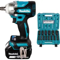 Makita DTW300TJX7 batteridrevet muttertrekker