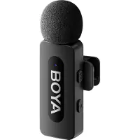 Boya BY-V10 (V2.0), Mikrofon med klemme, 20 - 16000 Hz, 80 dB, Trådløs, USB, 100 m