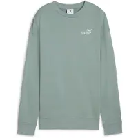 Puma ESS Small No. 1 Logo Relaxed Crew Sweatshirt Women, Clothing, Green Moon, XS