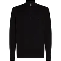 Tommy Hilfiger Pima Org Ctn Mock Genser Med Halv Glidelås