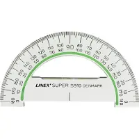 Linex Vinkelmåler - Gjennomsiktig - - OneSize - Linjal