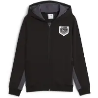 Puma Active Sports Graphic Full-Zip Hoodie Youth, Clothing, Black, 7-8Y