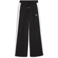 Puma T7 Oversized Track Pants Unisex, Clothing, Black, XS