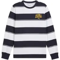 Puma Class Striped Crew Men, Clothing, New Navy, XXL