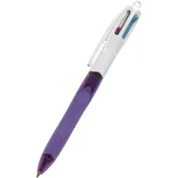 BIC Kulepenn 4 Colour Grip Fashion, 12 stk.