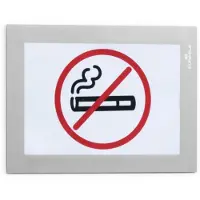 Durable DURAFRAME - Dokumentholder - overflatemontert - for A6 - dobbeltsidet - sølv (en pakke 2)