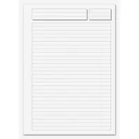 Other Konferanseblokk, 20 stk, A4 70g 10 blad linjert