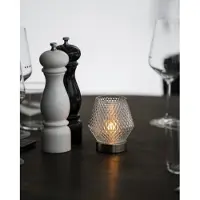 Konstsmide Lyslykt LED Klart glass inkl. batteri IP20