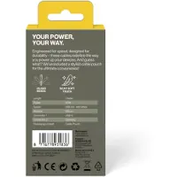 Aqiila Cablebird CS21 USB C - Lightning 30W silikon 1m hvit