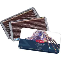 Derwent Coloursoft 72 fargeblyanter i metalleske
