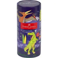 Faber-Castell Tusjpenner Connector Dinosaur i metallboks 20-pakk Faber-Castell