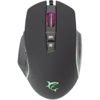 White Shark GARETH Wired - Gaming mus - Optisk - 7 - Svart