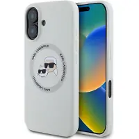 Karl Lagerfeld Liquid Silicone K&ch Heads Magsafe Iphone 16 Telefondeksel
