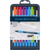 Schneider Schreibgeräte Schneider skriveredskaper Slider Edge, Kuglepen, Flerfarvet, 8 stk, Fet