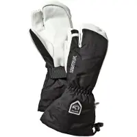 Hestra Army Leather Heli 3-finger Skihansker, Black