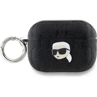 Karl Lagerfeld Monogram Karl Head-etui for AirPods Pro 2 - svart