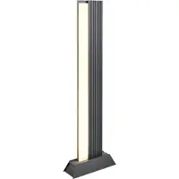 TRIO LED-gatelampe MARIZA, høyde 100 cm, antrasitt, metall, IP65