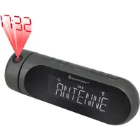 Soundmaster UR6700AN, Klokke, DAB+, FM, LCD, Svart, Tid, Monokromatisk