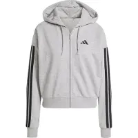 Adidas Essentials 3 Stripes French Terry Genser Med Hel Glidelås