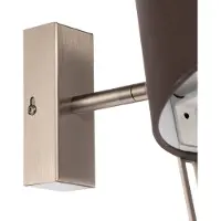 Brumberg 58131150 vegglampe med stoffskjerm