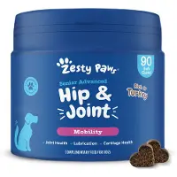 Zesty Paws Senior Hip & Joint Chews kalkun - 90 tyggetabletter