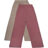 Minymo Joggebukser - 2-pack - Apple Smør - - 7 år (122) - Joggebukse