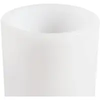 LINDBY LED oppladbar blomstervase Florista, RGB, IP54, Ø 12cm, hvit