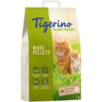 Tigerino Plant Based Kattesand av trepellets - Naturlig treduft, parfymefri - 8 l (4 kg)