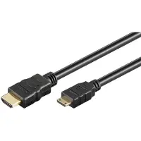 Goobay High-Speed-HDMI -Kabel med Ethernet Mini - HDMI -Stecker Type A>