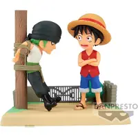 One Piece Verdens Samleobjekt Logghistorier Luffy Og Zoro-figur 7 Cm