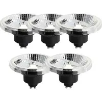 LUEDD Sett med 5 GU10 3-trinns dimbar LED-pære 111 mm 10,5 W 770 lm 4000 K