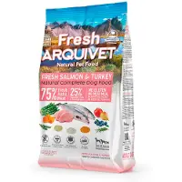 Arquivet Fersk Laks Med Semi-fuktig Kalkunhundefôr 5 Kg