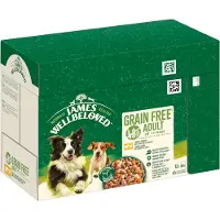 James Wellbeloved Grain Free Hypoallergenic lam og kylling med grønnsaker - 12 x 90 g