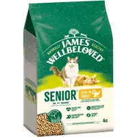 James Wellbeloved Senior Cat Hypoallergenic kalkun og ris - Økonomipakke: 3 x 4 kg