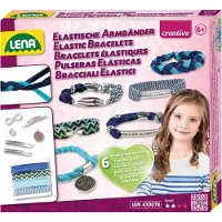 Simm Elastic Bracelets, Smykkesett til å lage armbånd for barn, 6 år, Flerfarget