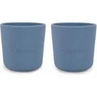 Filibabba Kopper - 2-pack - Silikon - Powder Blue - - OneSize - Kopp