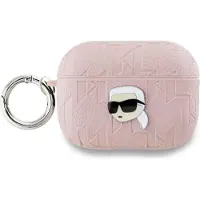 Karl Lagerfeld Monogram Karl Head-etui for AirPods Pro 2 - rosa