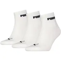 Puma Ankelsokker - 3-pack - Kvartal - Hvit - - 39/42 - Sokker