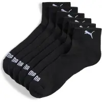 Puma Quarter Socks (3 Pack) Unisex, Clothing, Black, 39-42