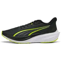 Puma Darter Pro Running Shoes, Shoes, Black/Yellow Alert/White, 42.5