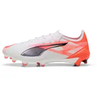 Puma ULTRA 5 ULTIMATE FG Football Boots Unisex, Shoes, White/Black/Glowing Red, 36