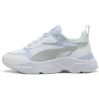 Puma Cassia Women's Trainers, Shoes, White/Cool Light Gray/Cool Weather, 37.5