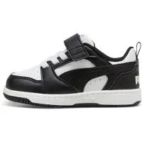 Puma Rebound V6 Low Sneakers Toddlers, Shoes, White/Black, 19