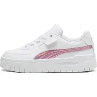 Puma Cali Dream Iridescent Youth Sneakers, Shoes, White/Rose Gold, 39