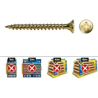 Celo Velox Pz 3.5x45 Mm Forsenket Skrue Med Krysspor 500 Enheter