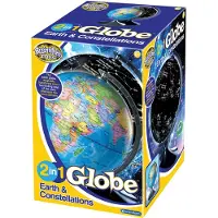 Brainstorm 2 i 1 Earth and Constellations World Map, Dreng/Pige