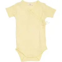Copenhagen Colors Omslagsbody k/e - Pale Yellow - - 68 - Kortermet body