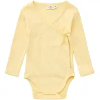 Copenhagen Colors Omslagsbody I/e - Pale Yellow - - 74 - Langermet Body